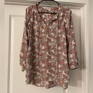formal blouse floral